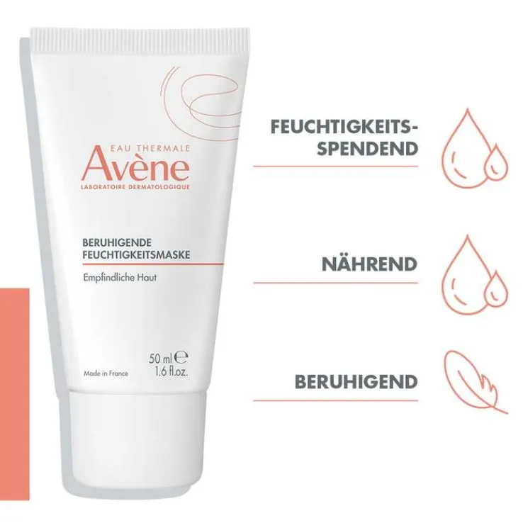Avene beruhigende Feuchtigkeitsmaske, 50 ml