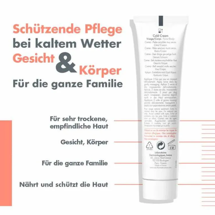 Avene Cold Cream, 100 ml