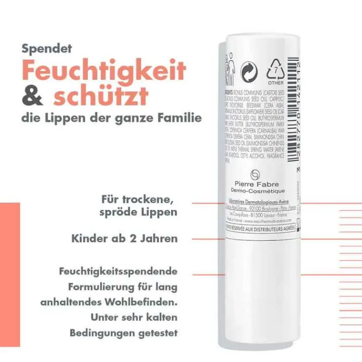 Avene Cold Cream Nutrition Lippenpflegestift, 4 g
