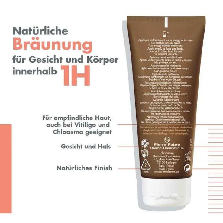Avene Feuchtigkeitsspendender Selbstbräuner, 100 ml