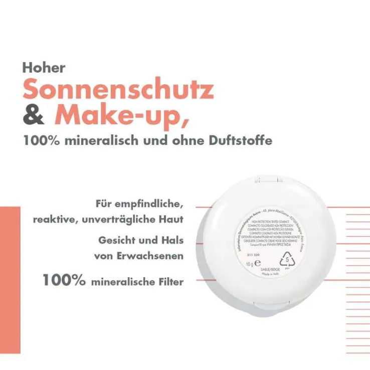 Avene Kompaktsonnencreme gold SPF 50, 10 g
