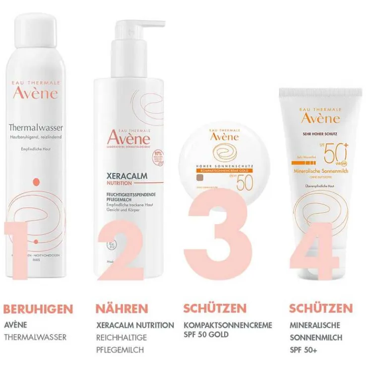 Avene Kompaktsonnencreme gold SPF 50, 10 g