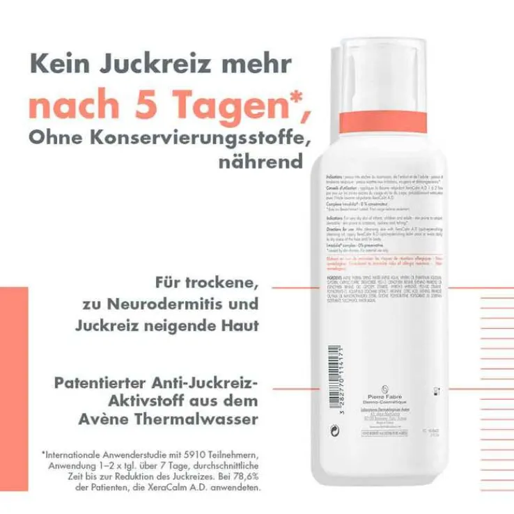 Avene Xeracalm A.D rückfettende Creme, 400 ml
