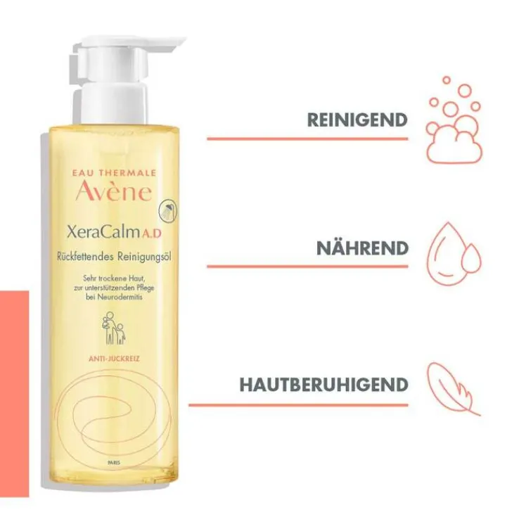 Avene XeraCalm A.D rückfettendes Reinigungsöl, 400 ml