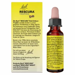 Bachblüten Original Rescura Kids Tropfen Erdbeer alkoholfrei, 10 ml