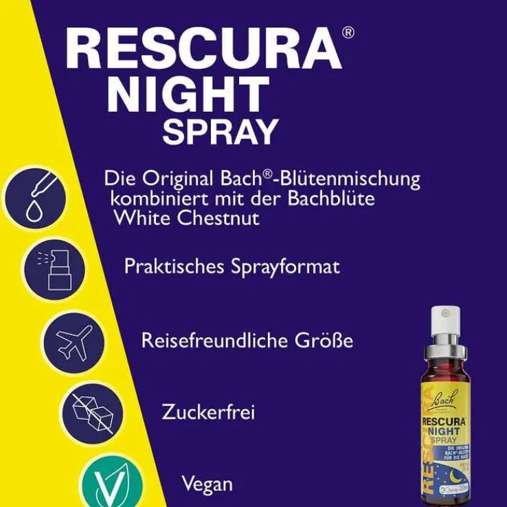 Bachblüten Original Rescura Night Kids Tropfen alkoholfrei , 10 ml