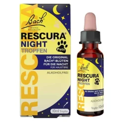 Bachblüten Original Rescura Night Pets Tropfen alkoholfrei , 10 ml