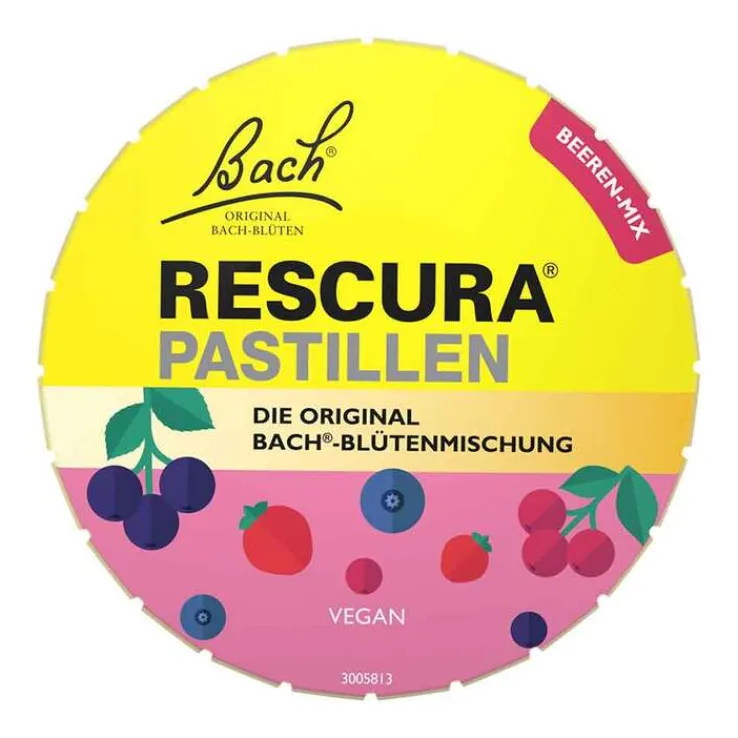 Bachblüten Original Rescura Pastillen Apfel-Minze, 50 g