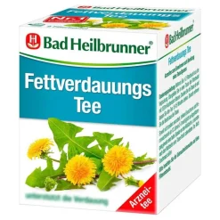 Bad Heilbrunner Tee Fettverdauung Filterbeutel, 8X1.8 g