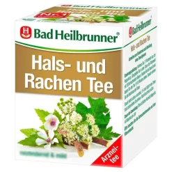 Bad Heilbrunner Tee Hals- und Rachen Filterbeutel, 8X1.75 g