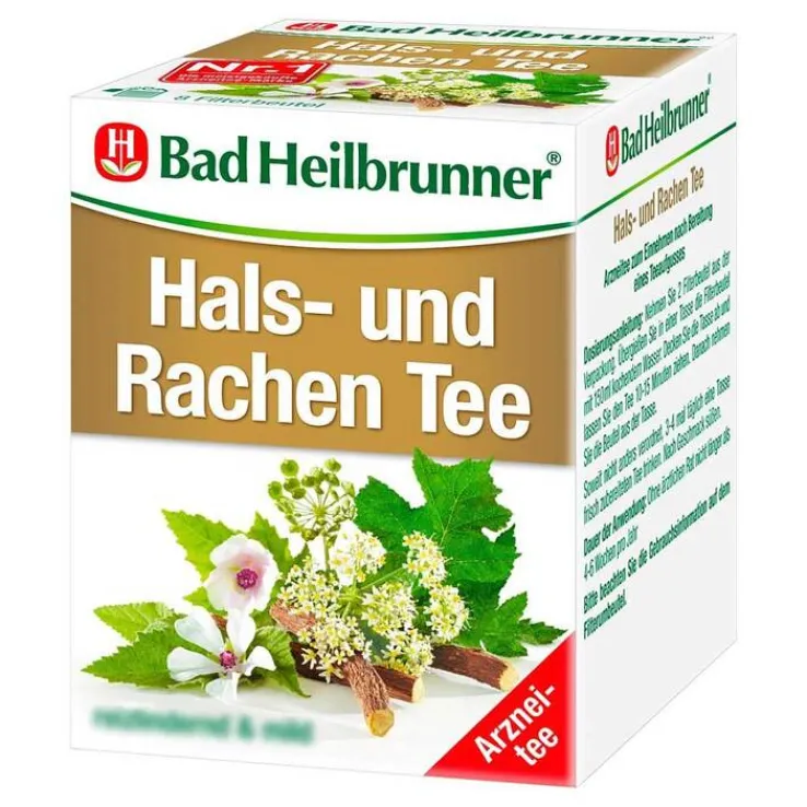 Bad Heilbrunner Tee Hals- und Rachen Filterbeutel, 8X1.75 g
