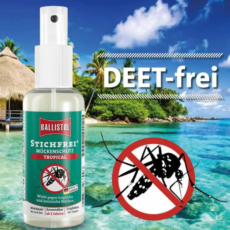 Ballistol Stichfrei Mückenschutz Tropical Pumpspray, 100 ml