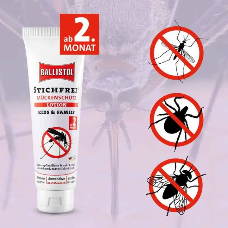 Ballistol Stichfrei Mückenschutz Lotion Kids & Family, 30 ml