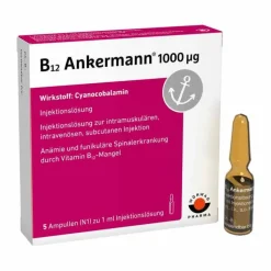 B12 Ankermann® 1000 µg Vitamin B12 Injekt, 5X1 ml