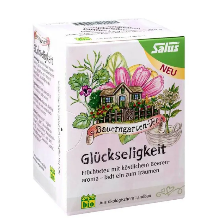 Bauerngarten-Tee Glückseligkeit Früchtetee Salus, 15 St