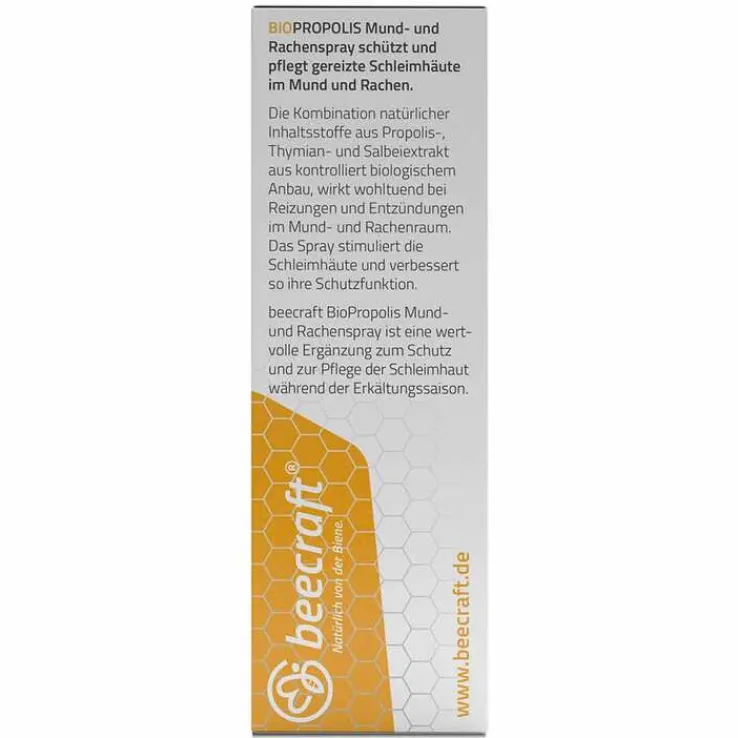 Beecraft Propolis Mund- und Rachenspray, 15 ml