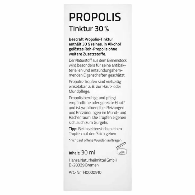 Beecraft Propolis Tinktur 30%, 30 ml