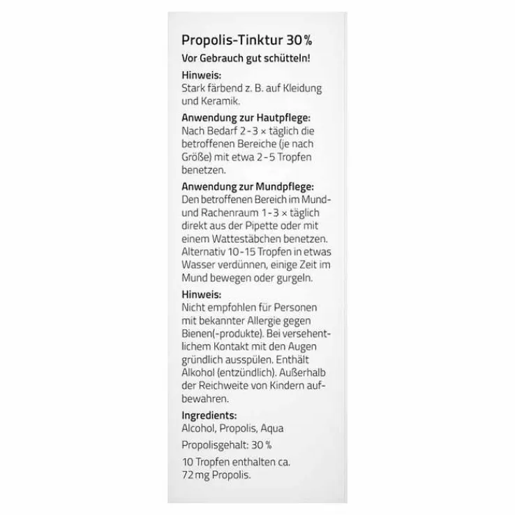 Beecraft Propolis Tinktur 30%, 30 ml