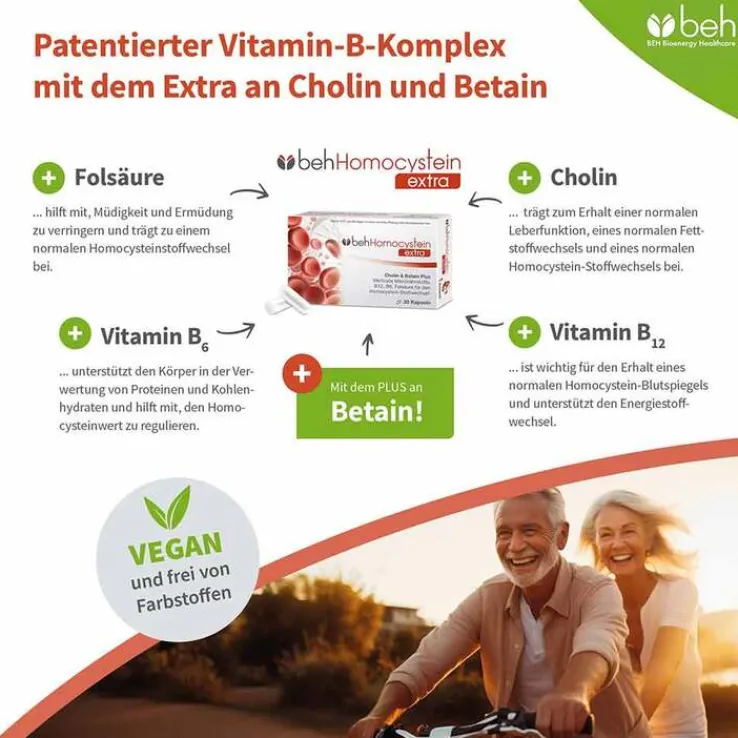 Beh Homocystein extra Kapseln, 30 St
