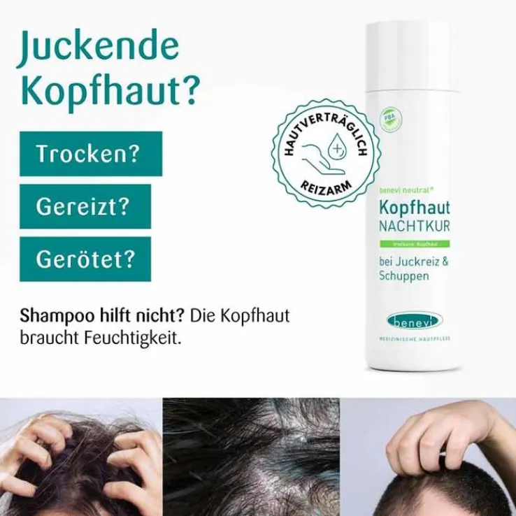 Benevi Neutral Kopfhaut Nachtkur Lotion, 200 ml