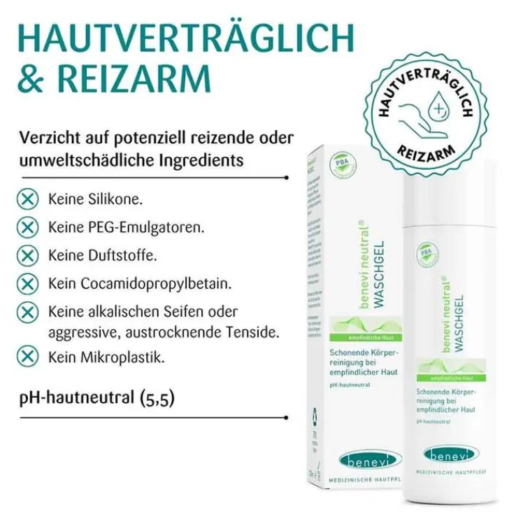 Benevi Neutral Waschgel, 200 ml