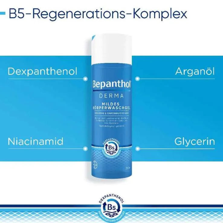 Bepanthol Derma mildes Körperwaschgel, 1X400 ml