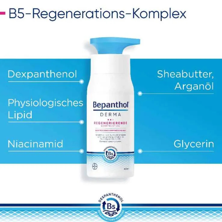 Bepanthol Derma regenerierende Körperlotion, 1X400 ml