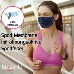 Bepolite Maske antibakteriell waschbar , 1 St