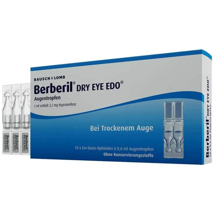 Berberil Dry Eye EDO Augentr, 10X0.6 ml