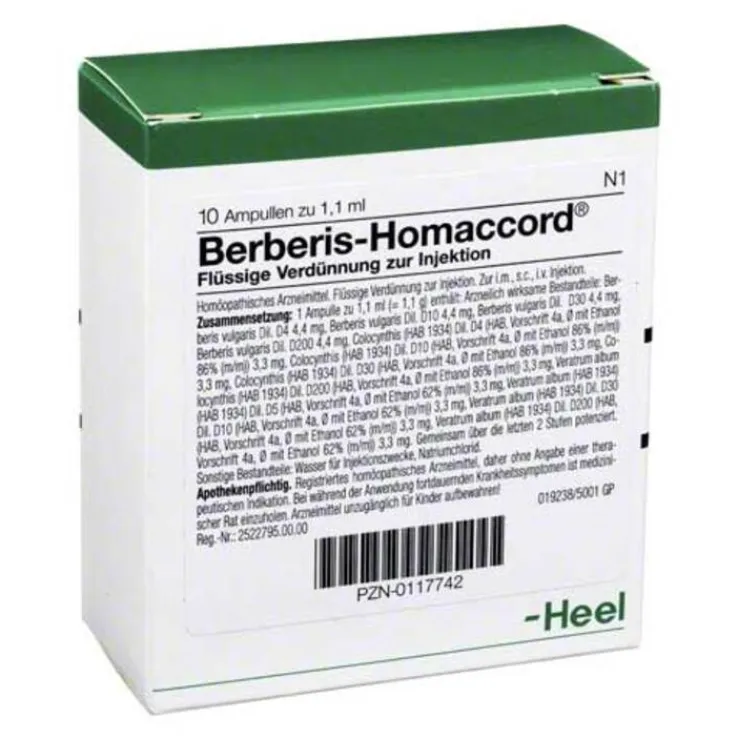 Berberis Homaccord Ampullen, 10 St