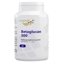 Betaglucan 500 + Vitamin C + Zink Kapseln, 90 St