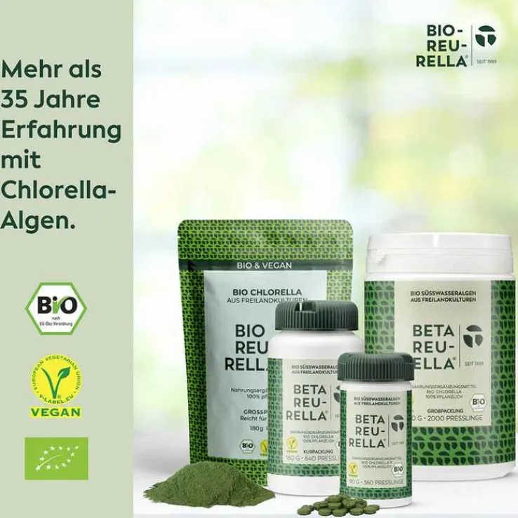 Beta Reu Rella Bio Süßwasseralgen Tabletten, 360 St