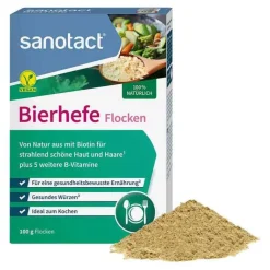 Bierhefe Flocken sanotact, 100 g