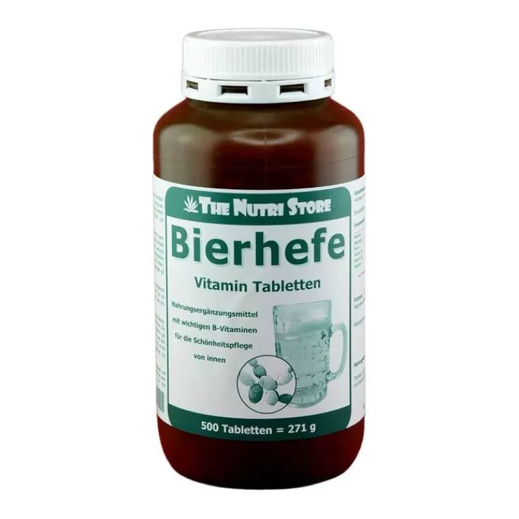Bierhefe 500 mg Vitamin Tabletten, 500 St