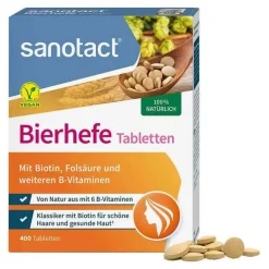 Bierhefe Tabletten sanotact, 200 g