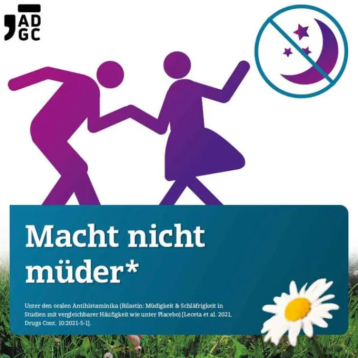 Bilastin ADGC 20 mg Tabletten bei Allergie, 50 St