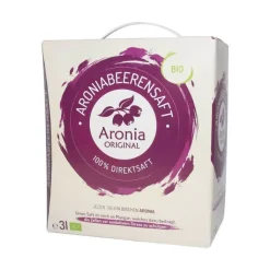 Bio Aroniabeerensaft 100% Direktsaft, 3 l