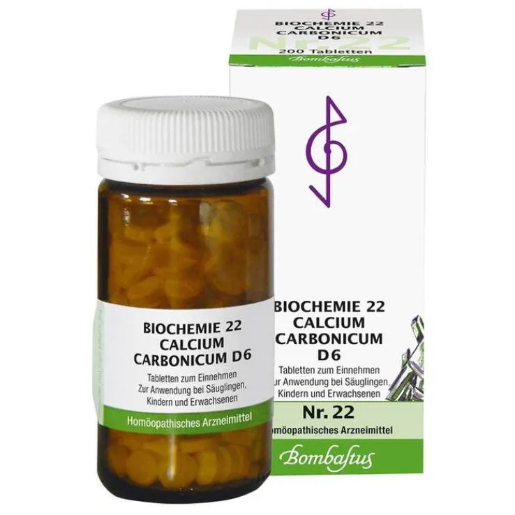 Biochemie 22 Calcium carbonicum D 6 Tabletten, 200 St