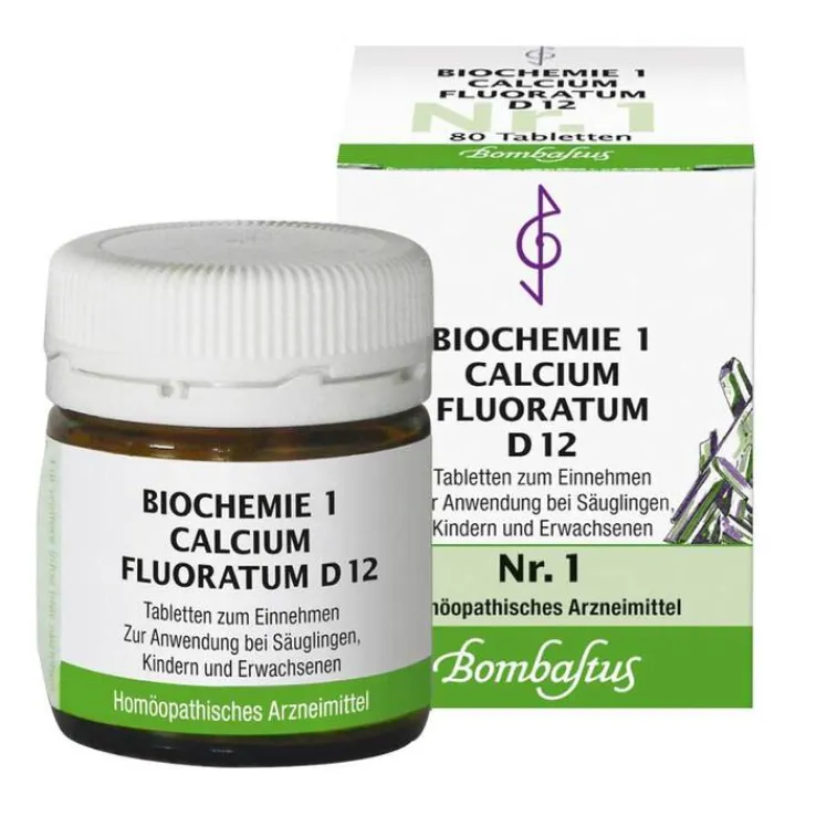 Biochemie 1 Calcium fluoratum D 12 Tabletten, 80 St
