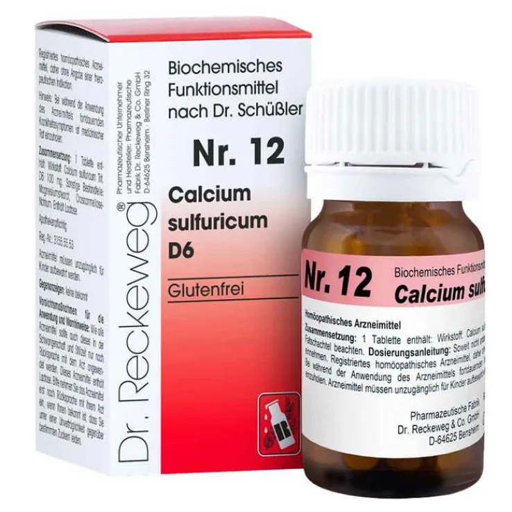 Biochemie 12 Calcium sulfuricum D6 Tabletten, 200 St