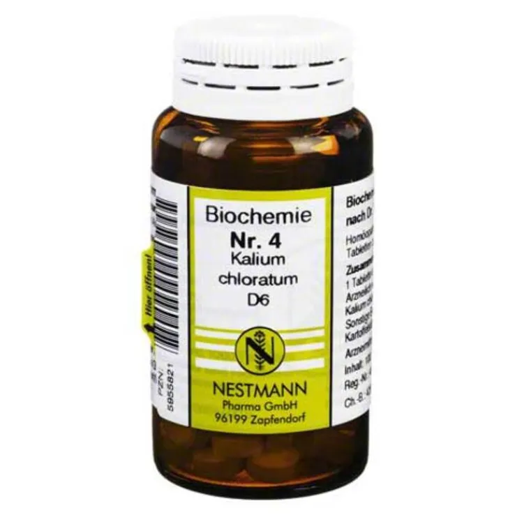 Biochemie 4 Kalium chloratum D 6 Tabletten, 100 St