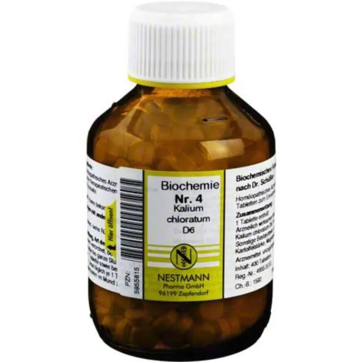 Biochemie 4 Kalium chloratum D 6 Tabletten, 400 St