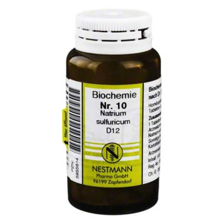 Biochemie 10 Natrium sulfuricum D 12 Tabletten, 100 St