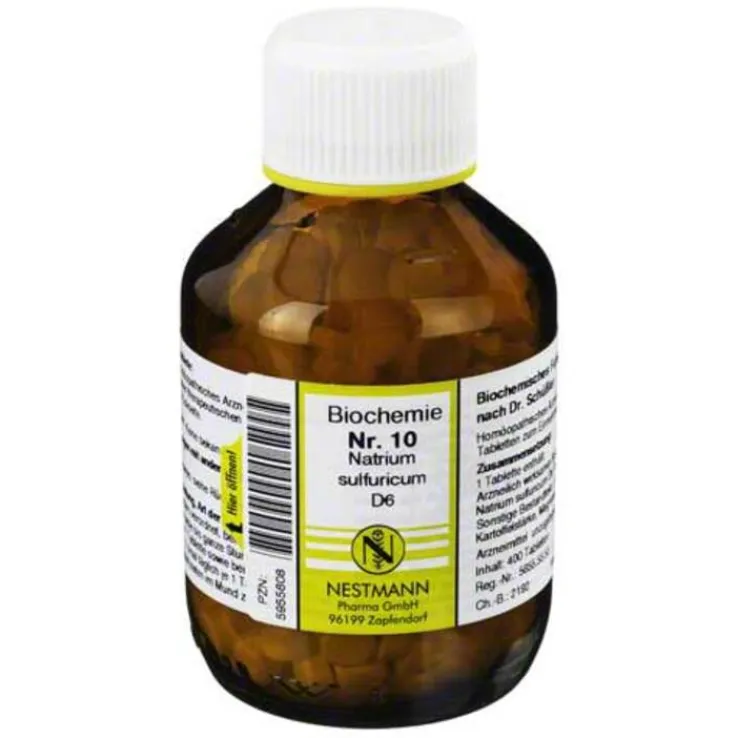 Biochemie 10 Natrium sulfuricum D 12 Tabletten, 200 St