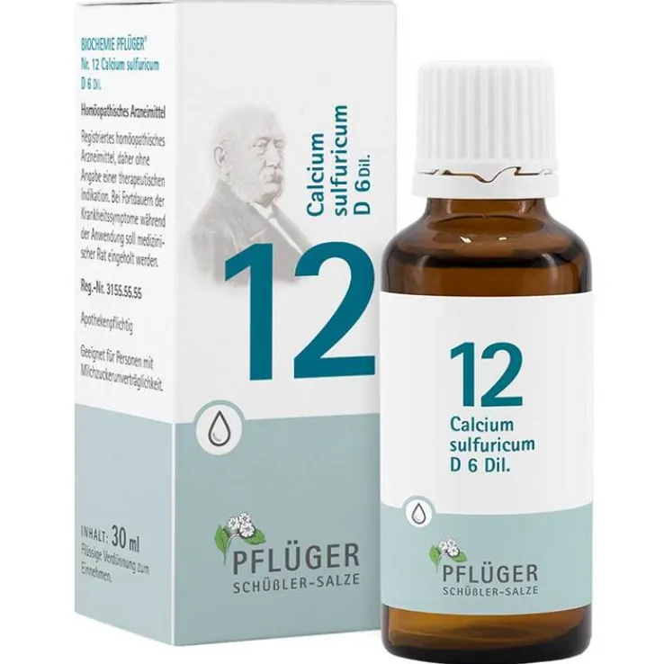 Biochemie Pflüger 12 Calcium sulfuricum D 6 Tropfen, 30 ml