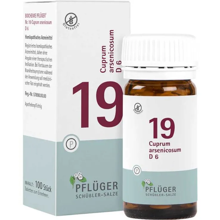 Biochemie Pflüger 19 Cuprum arsenicosum D 6 Tabletten, 100 St
