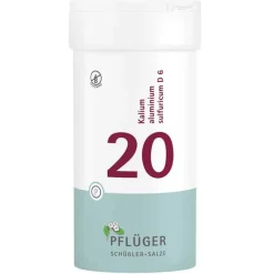 Biochemie Pflüger 20 Kalium aluminium sulfuricum D 6 Tabletten, 400 St