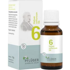 Biochemie Pflüger 6 Kalium sulfuricum D 6 Globuli, 15 g
