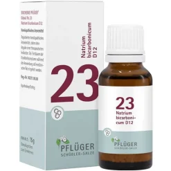 Biochemie Pflüger 23 Natrium bicarbonicum D 12 Globuli, 15 g