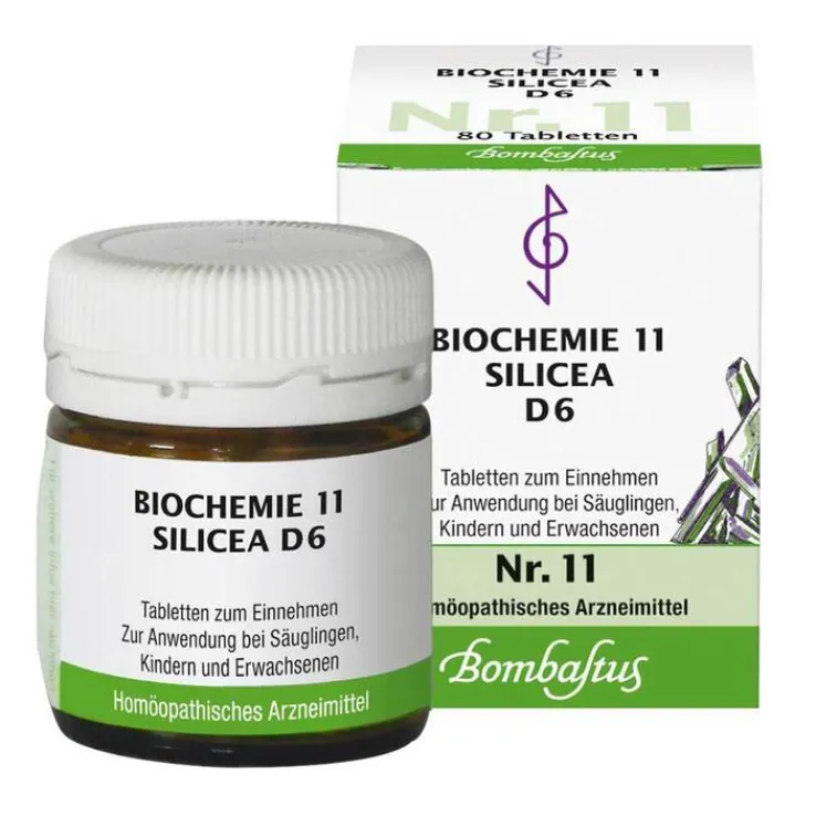 Biochemie 11 Silicea D 6 Tabletten, 80 St
